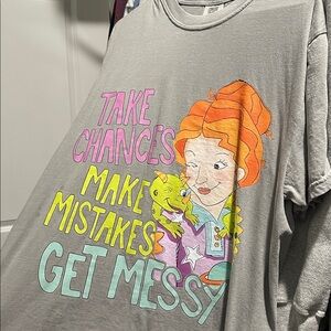 Comfort Colors Gray T-Shirt Magic School Bus